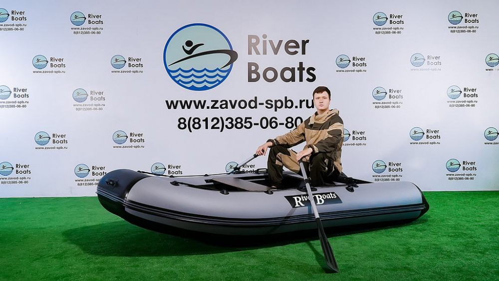 Надувная ПВХ лодка RiverBoats RB-320 НДНД