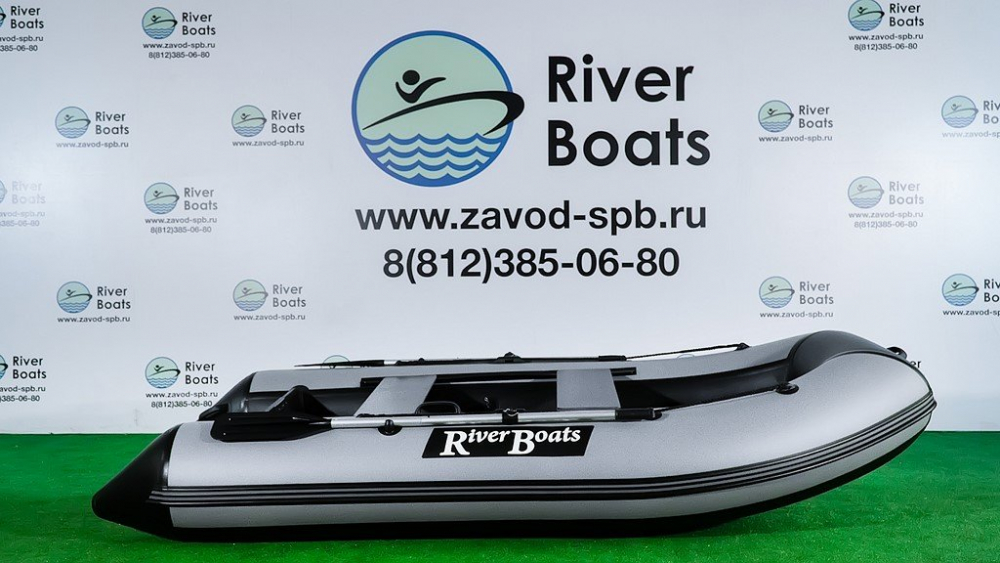 Надувная ПВХ лодка RiverBoats RB-340 НДНД